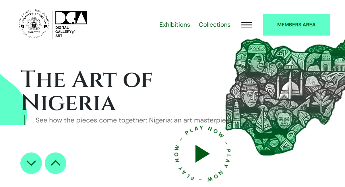 Ministry of Arts, Culture, Tourism and Digital Economy Nigeria - Digital Gallery of Arts