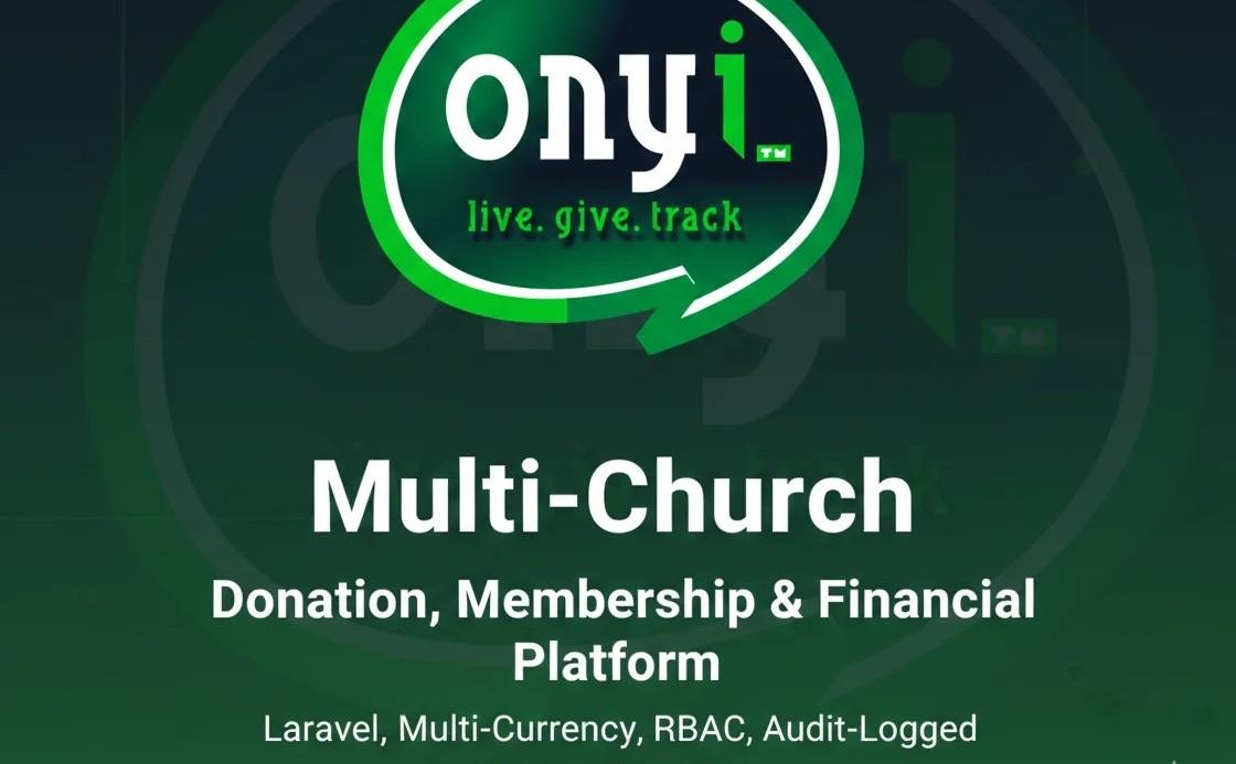 Multi-Church Donation, Membership & Financial Management Platform